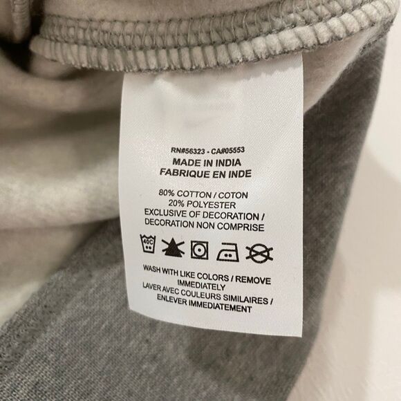 Nike Crewneck Sweatshirt Men’s Medium Gray Fleece Pullover NWT Swoosh Logo - Picture 8 of 8